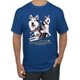 thumbnail image 1 of Wild Bobby, If It's Not an Alaskan Malamute It's Just a Dog Gift, Men Graphic Tee, Royal, Large, 1 of 4
