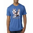 thumbnail image 1 of Wild Bobby, If It's Not an Alaskan Malamute It's Just a Dog Gift, Men Premium Tri Blend Tee, Vintage Royal, Small, 1 of 4