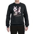 thumbnail image 1 of Wild Bobby, If It's Not an Alaskan Malamute It's Just a Dog Gift, Unisex Crewneck Graphic Sweatshirt, Black, Small, 1 of 4