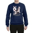 thumbnail image 1 of Wild Bobby, If It's Not an Alaskan Malamute It's Just a Dog Gift, Unisex Crewneck Graphic Sweatshirt, Navy, XX-Large, 1 of 4