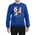 thumbnail image 1 of Wild Bobby, If It's Not an Alaskan Malamute It's Just a Dog Gift, Unisex Crewneck Graphic Sweatshirt, Royal, Small, 1 of 4