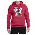thumbnail image 1 of Wild Bobby, If It's Not an Alaskan Malamute It's Just a Dog Gift, Unisex Graphic Hoodie Sweatshirt, Vintage Heather Red, XX-Large, 1 of 4