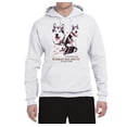 thumbnail image 1 of Wild Bobby, If It's Not an Alaskan Malamute It's Just a Dog Gift, Unisex Graphic Hoodie Sweatshirt, White, Small, 1 of 4
