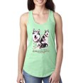 thumbnail image 1 of Wild Bobby, If It's Not an Alaskan Malamute It's Just a Dog Gift, Women Racerback Tank Top, Mint, Small, 1 of 4