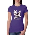 thumbnail image 1 of Wild Bobby, If It's Not an Alaskan Malamute It's Just a Dog Gift, Women Slim Fit Junior Tee, Purple Rush, X-Large, 1 of 4