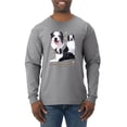 thumbnail image 1 of Wild Bobby, If It's Not an Australian Shepherd It's Just a Dog Gift | Mens Dog Lover Long Sleeve T-Shirt, Heather Grey, 2XL, 1 of 3
