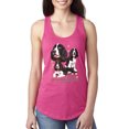 thumbnail image 1 of Wild Bobby, If It's Not an English Springer Spaniel It's Just a Dog Gift | Womens Dog Lover Jersey Racerback Tank Top, Raspberry, X-Large, 1 of 3