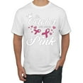 thumbnail image 1 of Wild Bobby In October We Wear Pink Crown Breast Cancer Awareness Men Tee, White, Small, 1 of 6