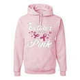 thumbnail image 1 of Wild Bobby In October We Wear Pink Crown Breast Cancer Awareness Unisex Hoodie Sweatshirt, Light Pink, XX-Large, 1 of 6