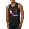 thumbnail image 1 of Wild Bobby In October We Wear Pink Diamond Heel Breast Cancer Awareness Men Tank Top, Black, X-Large, 1 of 6