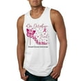 thumbnail image 1 of Wild Bobby In October We Wear Pink Diamond Heel Breast Cancer Awareness Men Tank Top, White, X-Large, 1 of 6