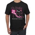 thumbnail image 1 of Wild Bobby In October We Wear Pink Diamond Heel Breast Cancer Awareness Men Tee, Black, Small, 1 of 6
