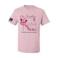 thumbnail image 1 of Wild Bobby In October We Wear Pink Diamond Heel US Flag Breast Cancer Awareness Men Tee, Light Pink, X-Large, 1 of 5