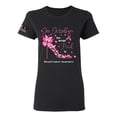 thumbnail image 1 of Wild Bobby In October We Wear Pink Diamond Heel US Flag Breast Cancer Awareness Women Graphic Tee, Black, 3X-Large, 1 of 5