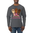 thumbnail image 1 of Wild Bobby In October We Wear Pink Protest Fists Breast Cancer Awareness Men Long Sleeve Shirt, Charcoal, XX-Large, 1 of 6