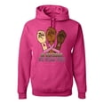 thumbnail image 1 of Wild Bobby In October We Wear Pink Protest Fists Breast Cancer Awareness Unisex Hoodie Sweatshirt, Fuschia, 3X-Large, 1 of 6
