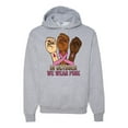 thumbnail image 1 of Wild Bobby In October We Wear Pink Protest Fists Breast Cancer Awareness Unisex Hoodie Sweatshirt, Heather Grey, Small, 1 of 6