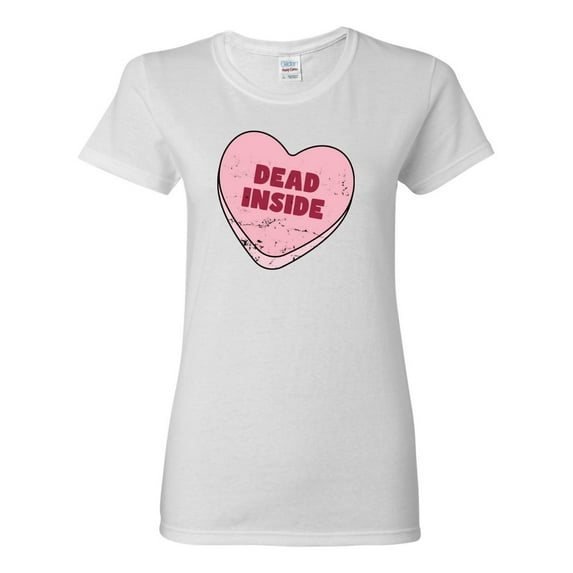 Wild Bobby Inside Pink Candy Heart Cute Funny Meme Valentine's Day Women Graphic Tee
