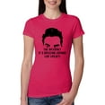 thumbnail image 1 of Wild Bobby, Internet is a Breeding Ground David Schitt's TV Quote Pop Culture Womens Slim Fit Junior Tee, Raspberry, X-Large, 1 of 3