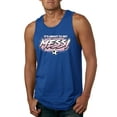 thumbnail image 1 of Wild Bobby It's About To Get Miami Soccer GOAT Sports Men Tank Top, Royal, XX-Large, 1 of 5