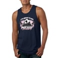 thumbnail image 1 of Wild Bobby It's About To Get Miami Soccer Skyline Sports Men Tank Top, Navy, X-Large, 1 of 5