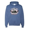 thumbnail image 1 of Wild Bobby It's About To Get Miami Soccer Skyline Sports Unisex Hoodie Sweatshirt, Vintage Heather Blue, Small, 1 of 5