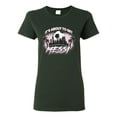 thumbnail image 1 of Wild Bobby It's About To Get Miami Soccer Skyline Sports Women Graphic Tee, Forest Green, Small, 1 of 5