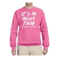 thumbnail image 1 of Wild Bobby, It's An Anime Thing | Mens Anime Graphic Sweatshirt, Neon Pink, Medium, 1 of 1