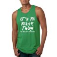thumbnail image 1 of Wild Bobby, It's An Anime Thing | Mens Anime Graphic Tank Top, Kelly, 2XL, 1 of 1