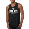 thumbnail image 1 of Wild Bobby,It's Not A Dad BOD It's A Father Figure Funny Husband Boyfriend Gift, Father's Day, Men Graphic Tank Top, Black, Small, 1 of 3