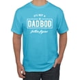 thumbnail image 1 of Wild Bobby,It's Not A Dad BOD It's A Father Figure Funny Husband Boyfriend Gift, Father's Day, Men Graphic Tees, Light Turquoise, Small, 1 of 3