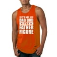 thumbnail image 1 of Wild Bobby, It's Not a Dad Bod, It's a Father Figure Funny Gift Dad, Papa Father's Day, Men Graphic Tank Top, Orange, 2XL, 1 of 3