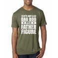 thumbnail image 1 of Wild Bobby, It's Not a Dad Bod, It's a Father Figure Funny Gift Dad, Papa Father's Day, Men Premium Tri Blend Tee, Military Green, 2XL, 1 of 3
