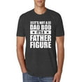 thumbnail image 1 of Wild Bobby, It's Not a Dad Bod, It's a Father Figure Funny Gift Dad, Papa Father's Day, Men Premium Tri Blend Tee, Vintage Black, 2XL, 1 of 3