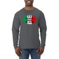 thumbnail image 1 of Wild Bobby, Italian Soccer Its Coming to Rome, Sports, Men Long Sleeve Shirt, Charcoal, 3X-Large, 1 of 4