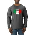 thumbnail image 1 of Wild Bobby, Italian Soccer Its Coming to Rome, Sports, Men Long Sleeve Shirt, Heather Black, Large, 1 of 4