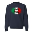 thumbnail image 1 of Wild Bobby, Italian Soccer Its Coming to Rome, Sports, Unisex Crewneck Graphic Sweatshirt, Navy, XX-Large, 1 of 4
