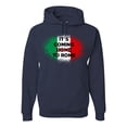 thumbnail image 1 of Wild Bobby, Italian Soccer Its Coming to Rome, Sports, Unisex Graphic Hoodie Sweatshirt, Navy, Small, 1 of 4