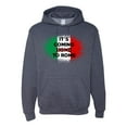 thumbnail image 1 of Wild Bobby, Italian Soccer Its Coming to Rome, Sports, Unisex Graphic Hoodie Sweatshirt, Vintage Heather Navy, Large, 1 of 4