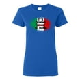 thumbnail image 1 of Wild Bobby, Italian Soccer Its Coming to Rome, Sports, Women Graphic Tee, Royal, Medium, 1 of 4