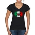 thumbnail image 1 of Wild Bobby, Italian Soccer Its Coming to Rome, Sports, Women Standard V-Neck Tee, Black, Small, 1 of 4