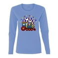 thumbnail image 1 of Wild Bobby Its Okay to Be Different | Train Autism Awareness Women Graphic Long Sleeve Tee, 1 of 5