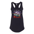 thumbnail image 1 of Wild Bobby Its Okay to Be Different | Train Autism Awareness Women Racerback Tank Top, 1 of 5