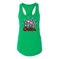 thumbnail image 1 of Wild Bobby Its Okay to Be Different | Train Autism Awareness Women Racerback Tank Top, 1 of 5