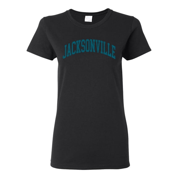 Wild Bobby Jacksonville JAX American Football Cities | Classic Varsity College Style Fantasy Fan, Trendy Team Streetwear Sports Womens Graphic T-shirt