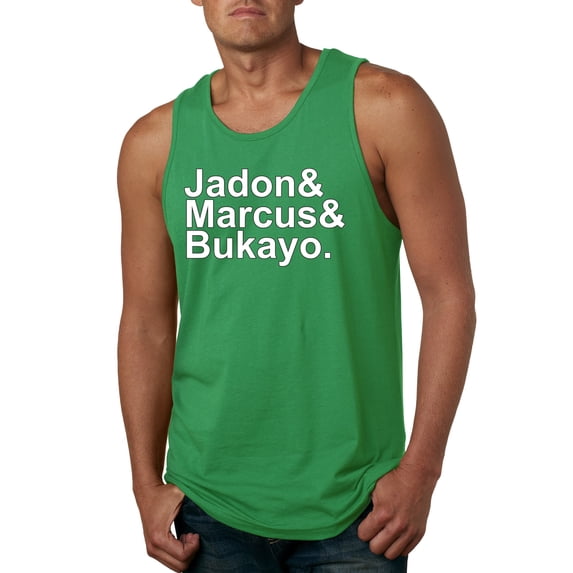 Wild Bobby, Jadon & Marcus & Bukayo, Sports, Men Graphic Tank Top, Kelly, Medium