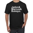 thumbnail image 1 of Wild Bobby, Jadon & Marcus & Bukayo, Sports, Men Graphic Tee, Black, Small, 1 of 5