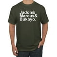 thumbnail image 1 of Wild Bobby, Jadon & Marcus & Bukayo, Sports, Men Graphic Tee, Military Green, 4X-Large, 1 of 5