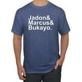 thumbnail image 1 of Wild Bobby, Jadon & Marcus & Bukayo, Sports, Men Graphic Tee, Vintage Heather Blue, Small, 1 of 5