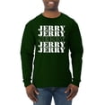 thumbnail image 1 of Wild Bobby Jerry Springer 90's TV Talk Show Host Jerry Jerry Chant Famous People Mens Long Sleeve Shirt, Forest Green, XX-Large, 1 of 6